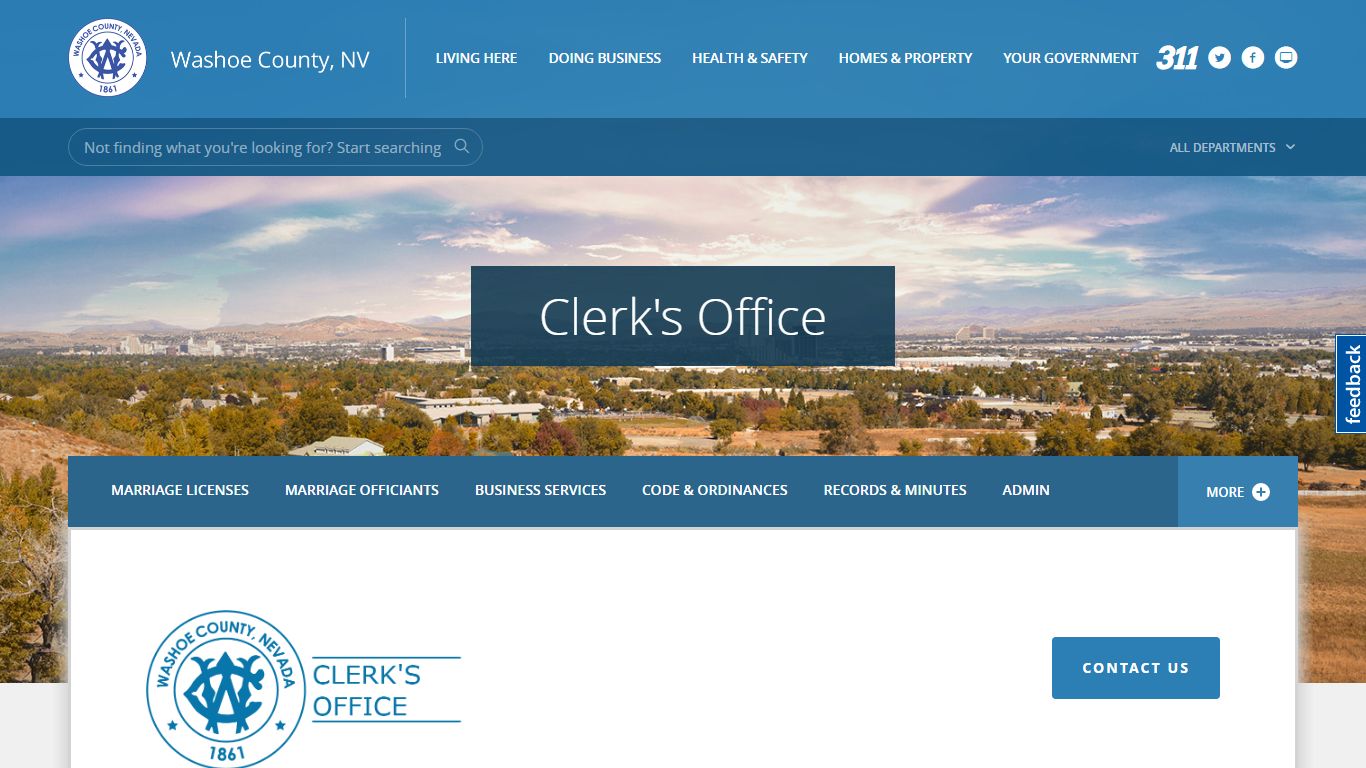 Clerk's Office - Washoe County